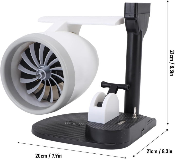 Turbojet -Desktop -Lüfter mit Luftbefeuchter, Flugzeugstrahlmotorendesschungsventilator, JET -Motor