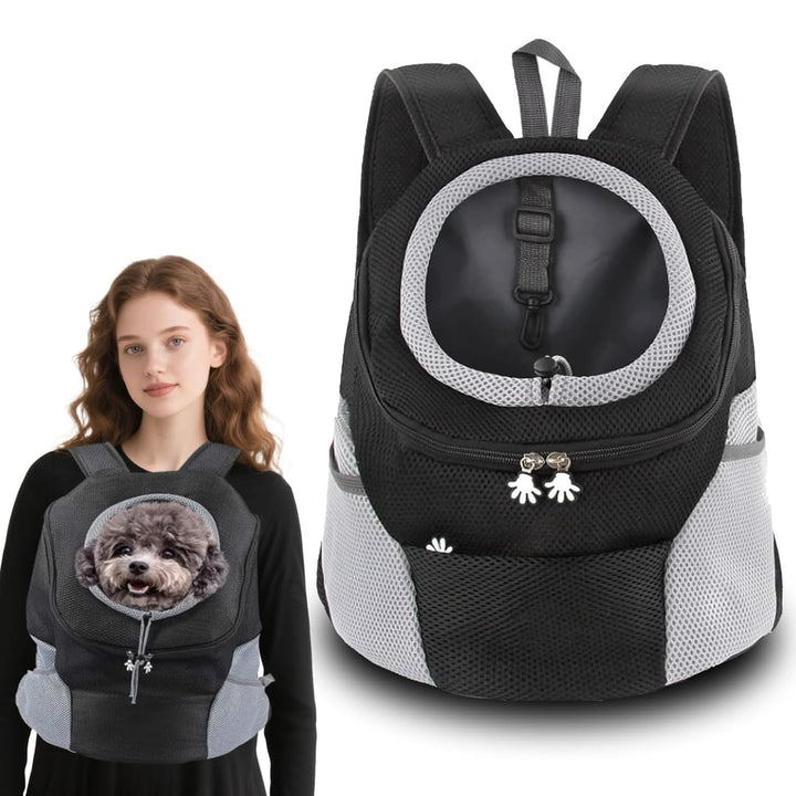 Pet Dog Carrier Backpack,Hunderucksack,Puppy Dog Travel Carrier Front Pack for Small Medium Dogs Cat