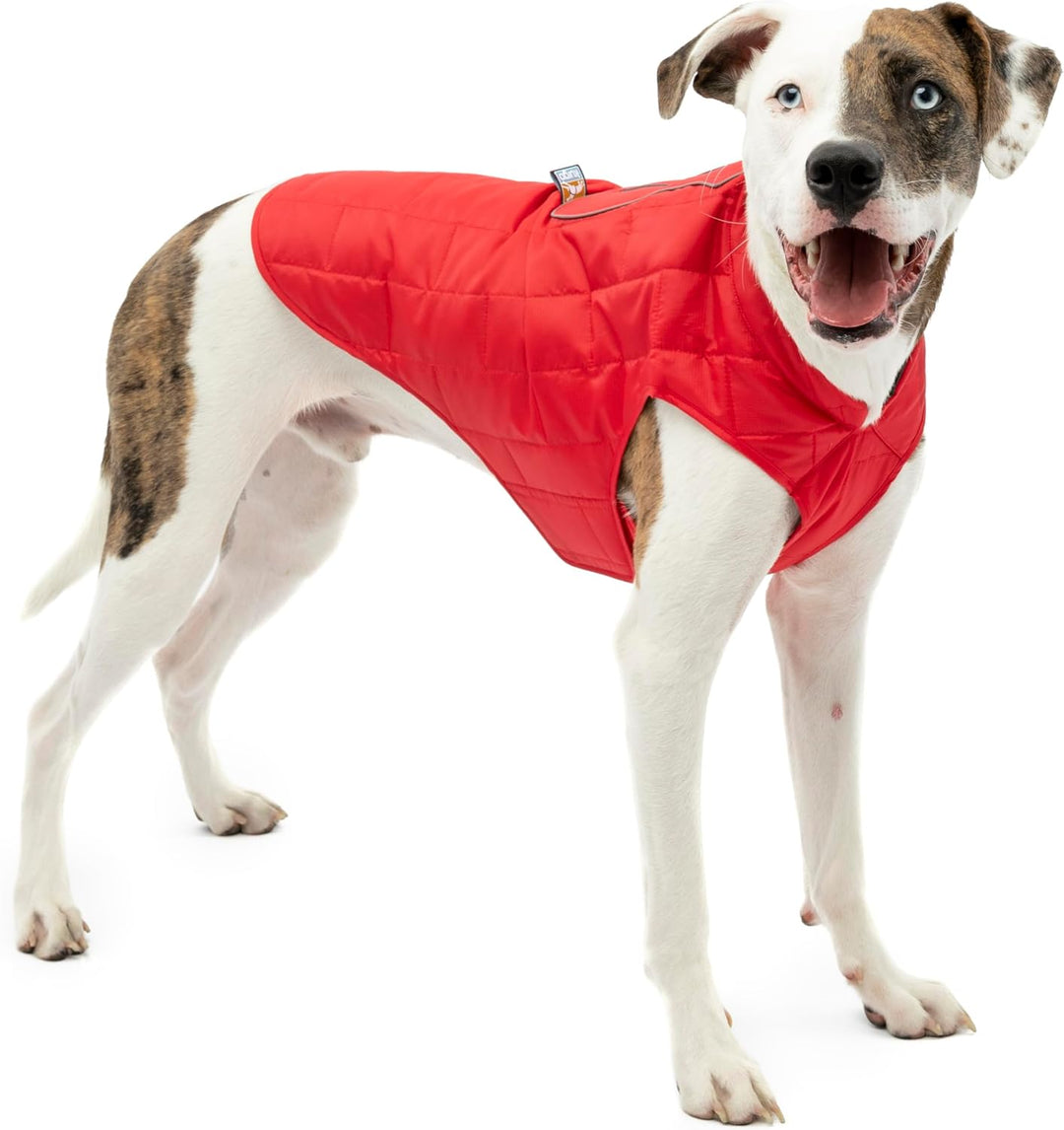 Kurgo Loft Hundejacke, Mit Hundegeschirr kombinierbar, Wasserdicht und reflektierend, Ideal für den