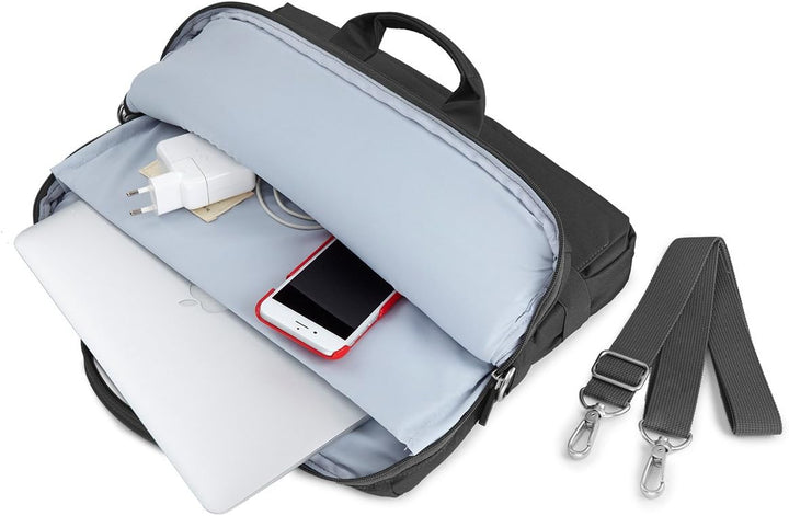 Moleskine ID Kollektion Horizontaler Messenger Bag mit Schultergurt (Gerätetasche für PC, Tablet, No