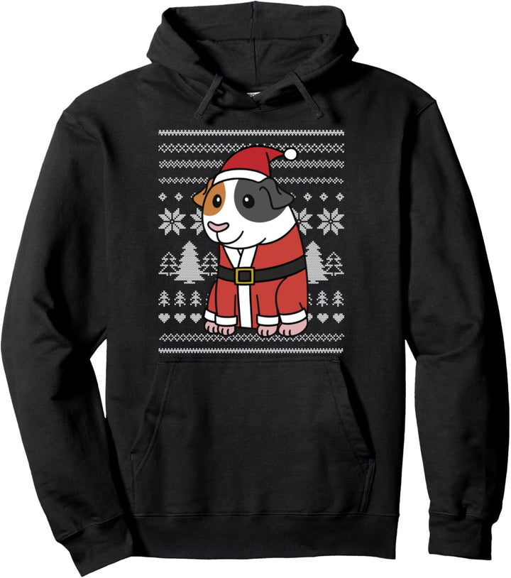 Cartoon Meerschweinchen Weihnachten Haustier Pullover Hoodie