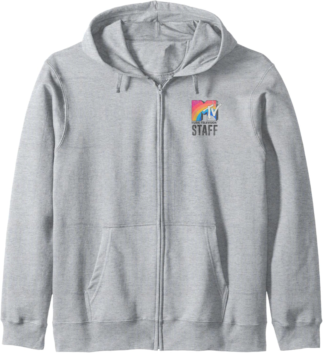 MTV Rainbow Pocket Logo Staff Kapuzenjacke