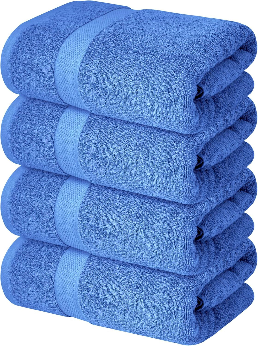 Infinitee Xclusives Premium-Badetücher, 4er-Set, 100% ringgesponnene Baumwolle, Masse: (70 x 140 cm)
