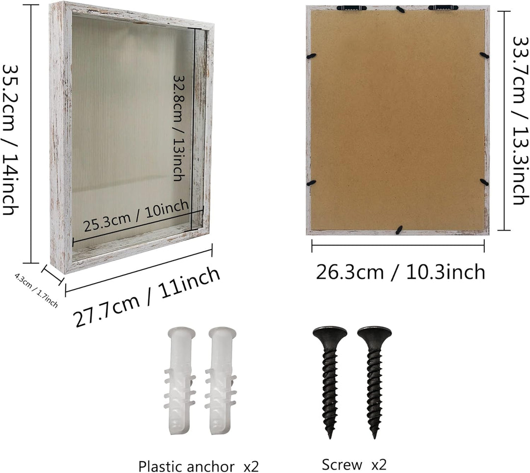 FramePro Ticket Shadow Box Top Loading Display Case Frame with Slot on Top, Customalised DIY Sweet G