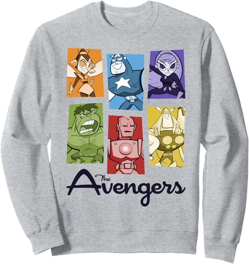 Marvel Avengers Retro Style Panels Sweatshirt