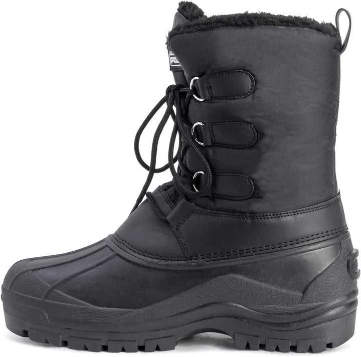 Polar Herren Dreck Schnüren Short Nylon Winter Schnee Regen Schnüren Wasserdicht Duck Stiefels 41 EU