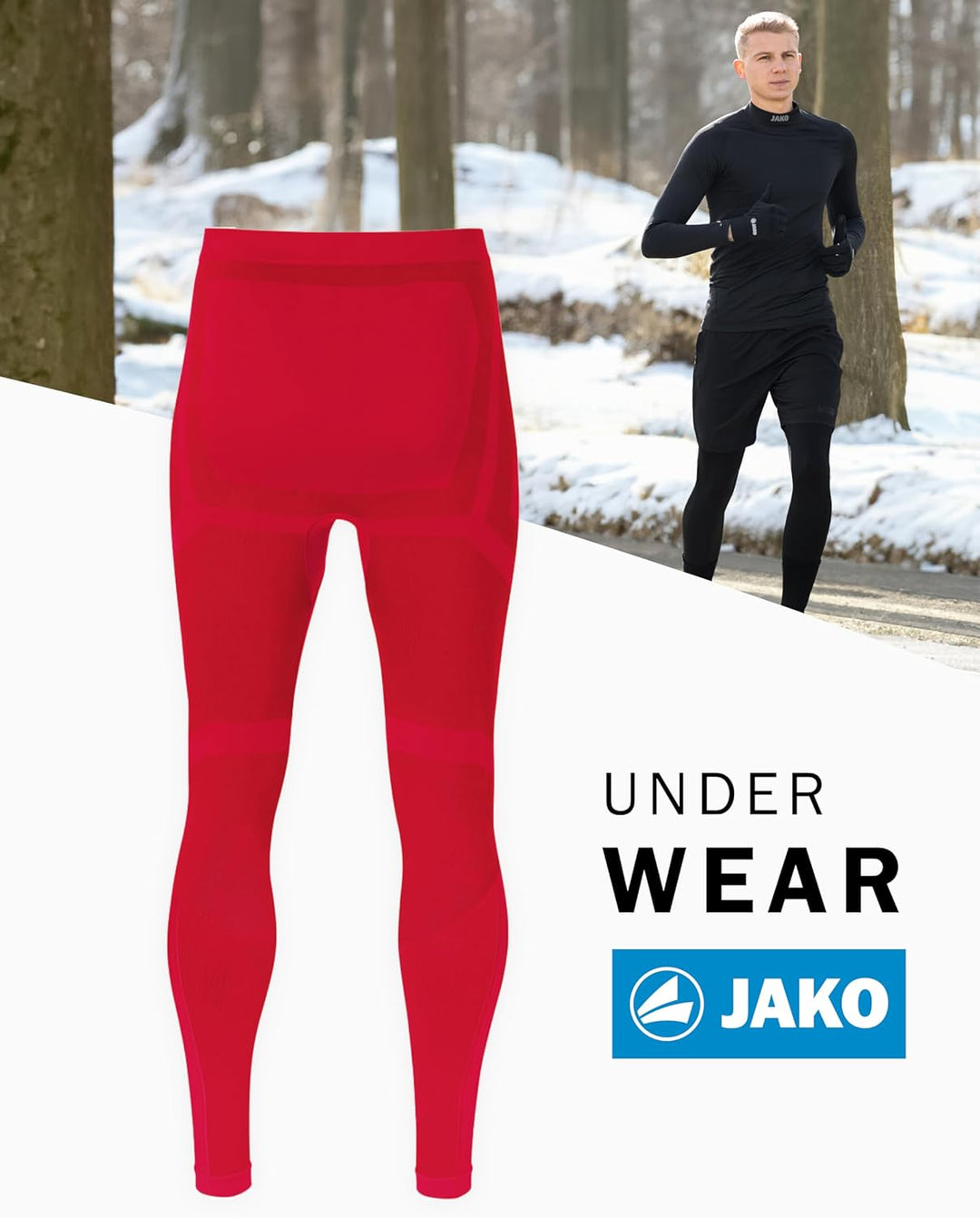JAKO Unisex Longsleeve Comfort 2.0, Sportrot