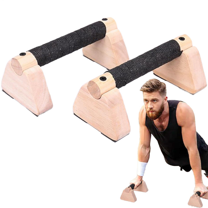 Liegestützstange, Parallettes Bars Liegestützgriffe für Boden, 2X Workout-Ausrüstung, Heim-Fitness-Z
