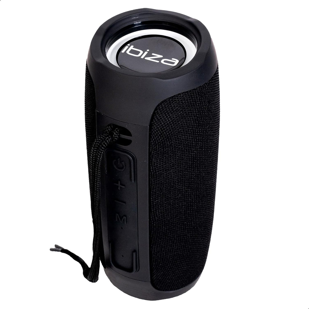 BULLET30 - IBIZA - 30W Tragbare 360° Bluetooth-Lautsprecherbox, batteriebetrieben, mit LED-Leuchtrin