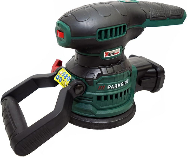 HEADNMORE® Bundle mit dem PARKSIDE® 20V Akku Exzenterschleifer PAEXS 20-Li B2 und dem HEADNMORE® Fla