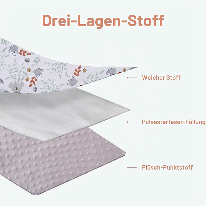 Einschlagdecke Babyschale für Winter Buggy Universal Fusssack Babydecke Baumwolle Baby Pucksack für