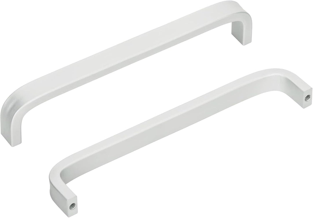 KoKoBin 20 Stück Lochabstand 128mm Silber Edelstahl-Türgriffe für Schubladen, Schränke, Küchen,Möbel