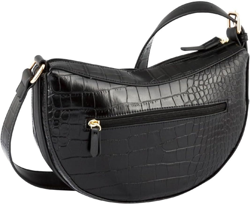 Gabor Damen Livia Umhängetasche Croco Black, Croco Black