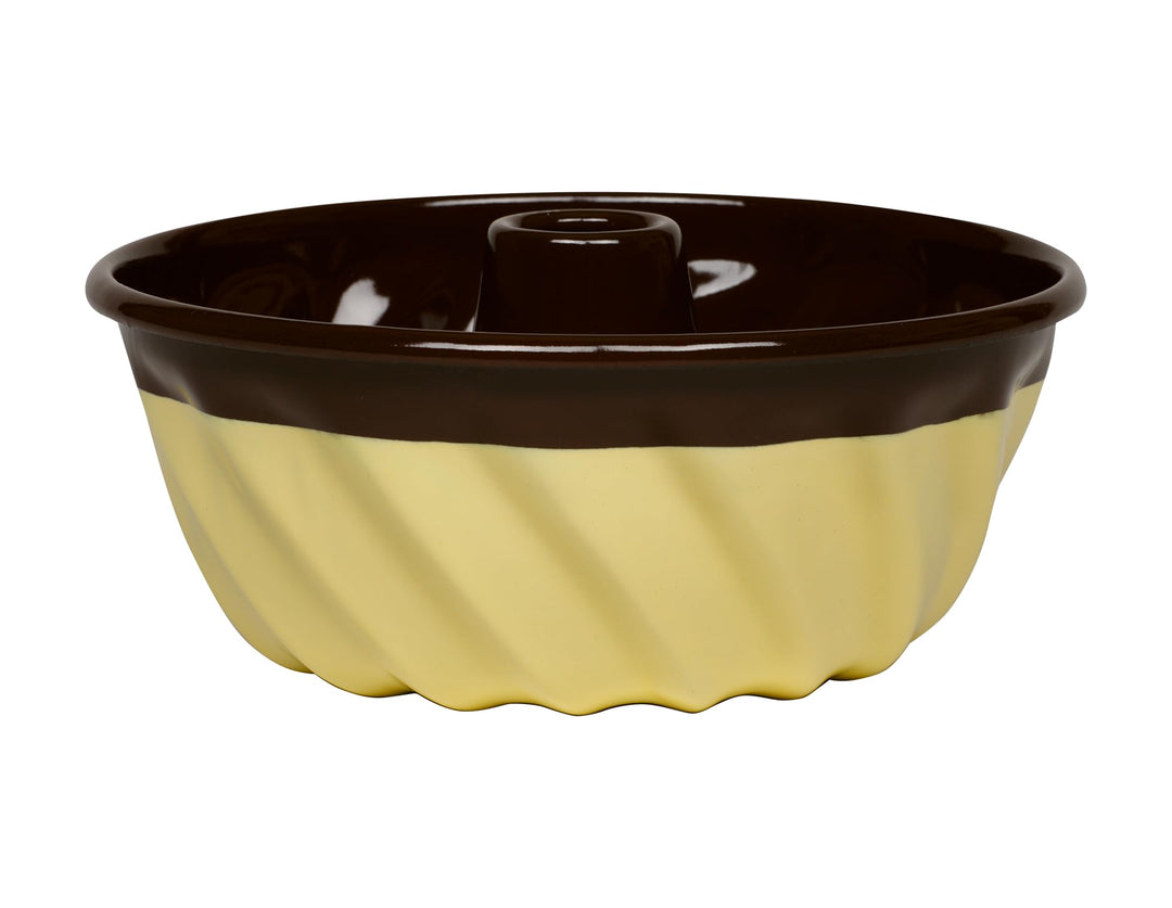 Riess, 0495-573, Guglhupfform, Durchmesser 22 cm, Truehomeware, SCHOKO/VANILLE, EDITION SARAH WIENER