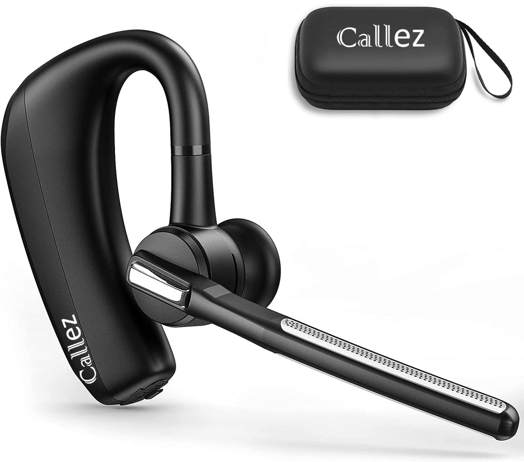 Headset Bluetooth mit CVC8.0 Dual Mikrofon Noise Cancelling, Kabellos Kopfhörer V5.0 Wireless Headse