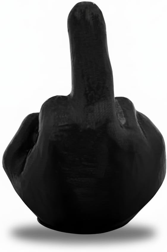 Kugelschutzkappe für Anhängerkupplungen - Hand - Mittelfinger - Abdeckkappe für Kupplungen - AHK Kap