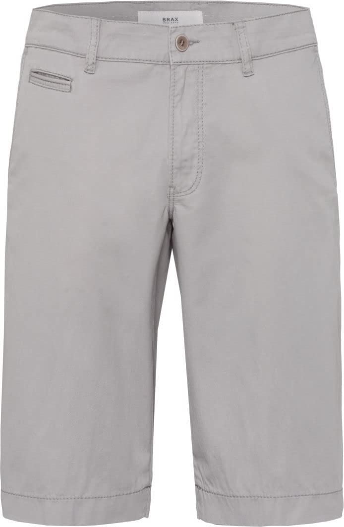 BRAX - Herren Bermuda in Leichter Baumwollqualität, Style Bari (82-6858) 34 Grau (Platin 08), 34 Gra