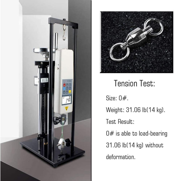 9Tong Ball Bearing Wirbel Geschweisst Ringe, Wallerwirbel Meereswirbel Salzwasserfest Spaltring Ange