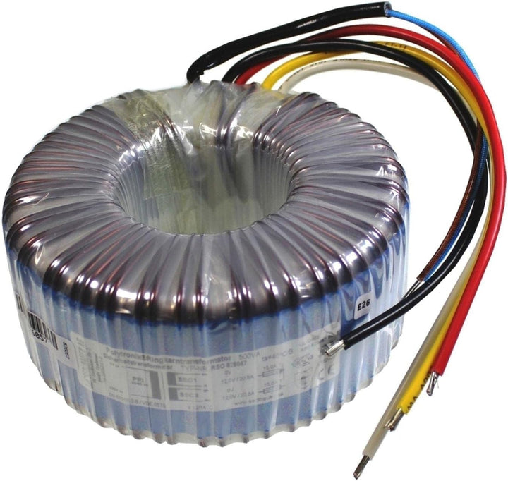 Sedlbauer Ringkerntrafo Transformator 500VA 2x18V für Audio, Industrie, Halogen und Schienensysteme