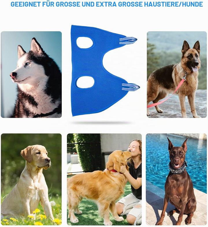 Kkiimatt 10-in-1 Haustierpflege-Hängemattengeschirr mit Nagelknipser/Trimmer, Nagelfeile, Kamm, Hund
