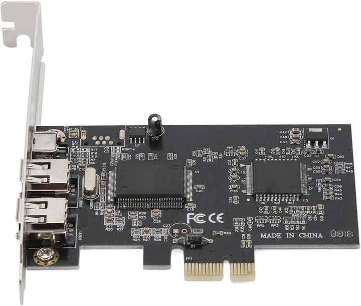 Bewinner PCIe 1X auf 3 * 1394A Firewire-Controllerkarte, PCIe 1X auf 3 Port 1394A Riser-Karte (2 X 6