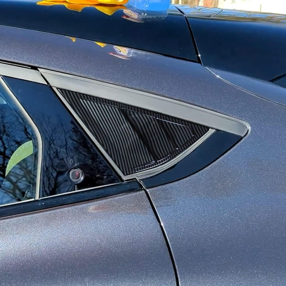 AOSKonology für 2021 2022 2023 2024 Mustang Mach E Viertel Seitenfenster Schaufel Lamellen Abdeckung