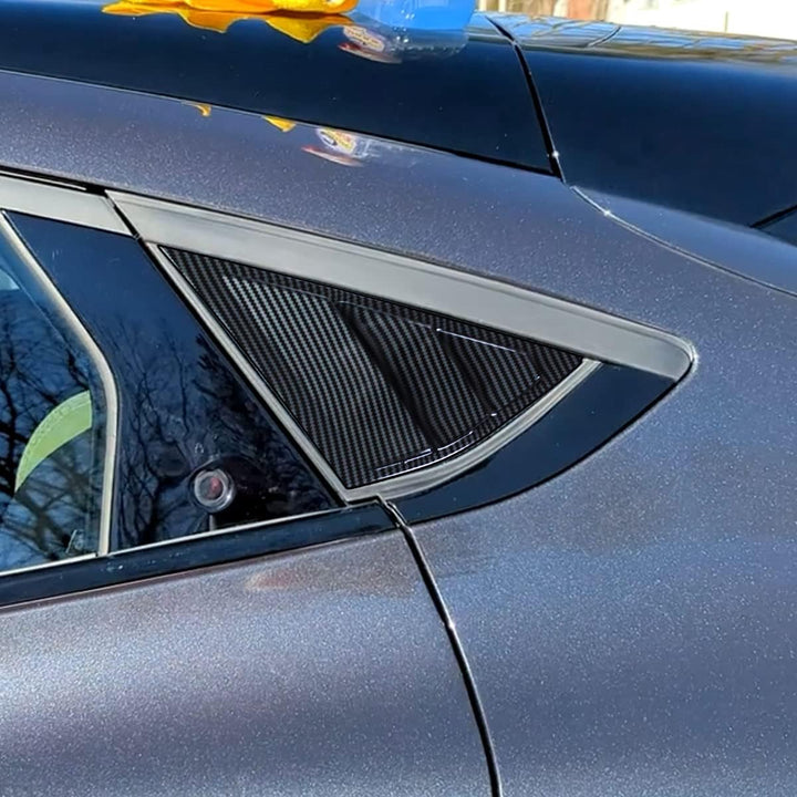 AOSKonology für 2021 2022 2023 2024 Mustang Mach E Viertel Seitenfenster Schaufel Lamellen Abdeckung