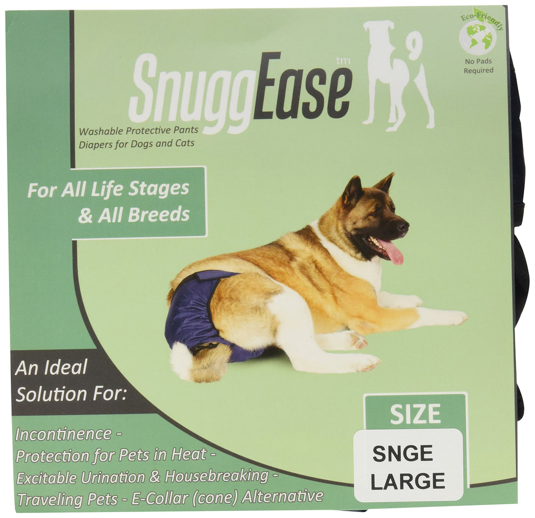 Integrated Pet Solutions SnuggEase Hundewindel, waschbar, Einzeln, Large, blau, Einzeln Large
