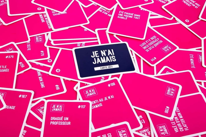 Je n'ai jamais - Gesellschaftsspiel FR – Coucoumba Editions & Atalia