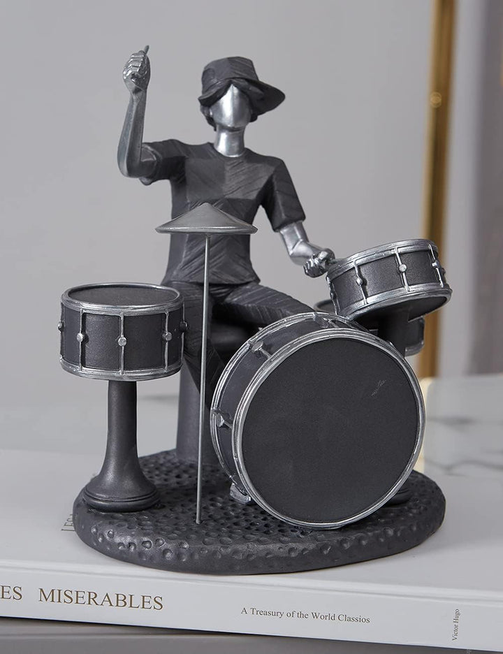 NENBOLEC Musik Dekor Skulptur Modern Figuren Statue Wohnzimmer Kunst Arts Polyresin Geschenk 21cm