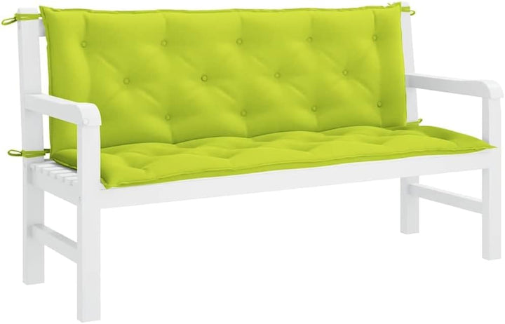 vidaXL Gartenbankauflage 2 STK., Bankauflage Bankkissen Outdoor, Polsterauflage für Gartenbank, Sitz