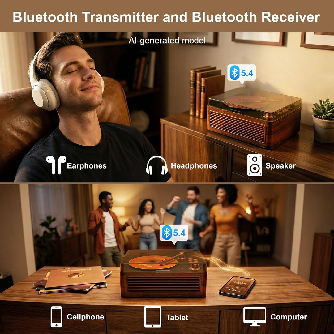 Gueray Tragbarer CD Player Bluetooth CD-Player mit Lautsprecher & Radio & Fernbedienung Unterstützt