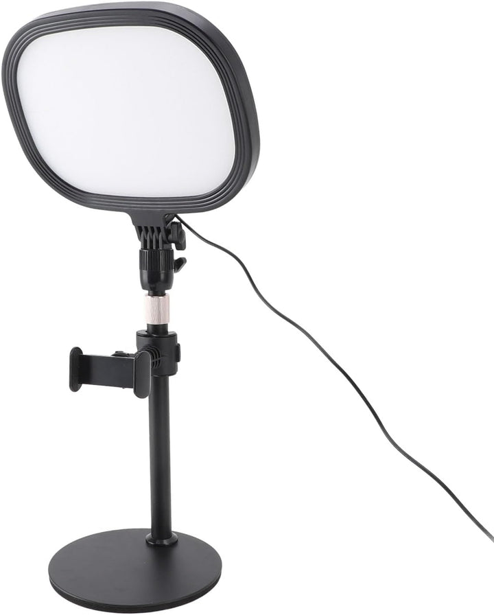 Desktop-Videokonferenz-Beleuchtungsset mit Ständer und Telefonhalter für Zoom-Streaming, Vollbild-De