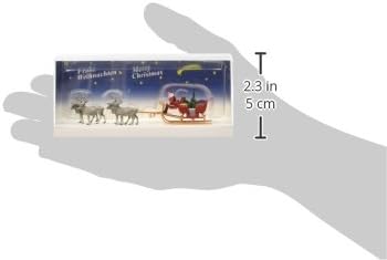 Preiser 1/87 th – pr30399 – Modelleisenbahnen – Schlitten des Weihnachtsmanns Mit 4 Rennes