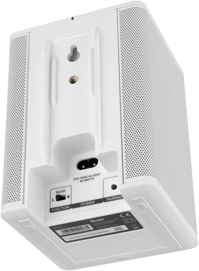 Teufel Effekt 2 Kabelloses, aktives Stereo-Lautsprecher-Paar als Rear-Speaker - weiss, Weiss