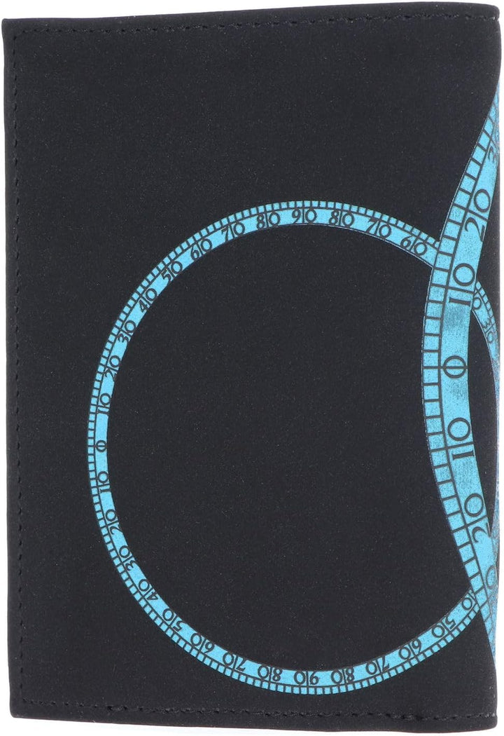 Oxmox Geldbörse New Cryptan Kombibörse Windrose Print Cyan Black schwarz Windrose Print Cyan Black K