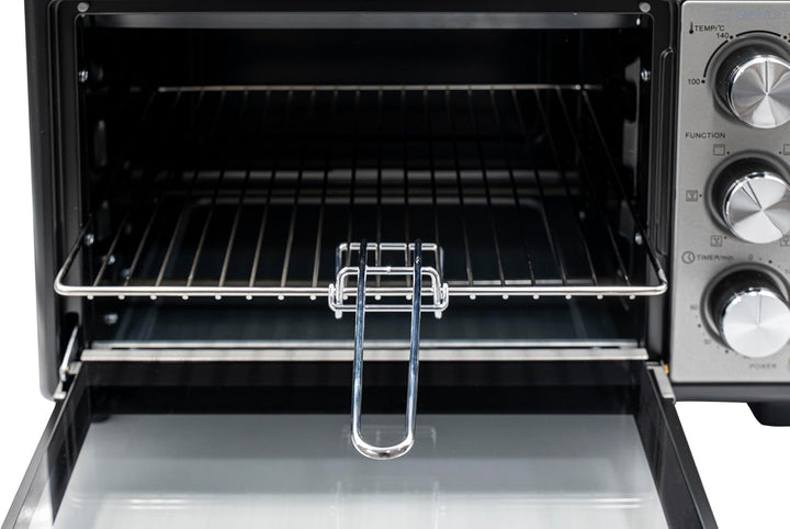 BEHOME Elektrischer Ofen mit Umluft, klein, 20 l, Temperatur bis zu 230 °, Timer 60 min, elektrische