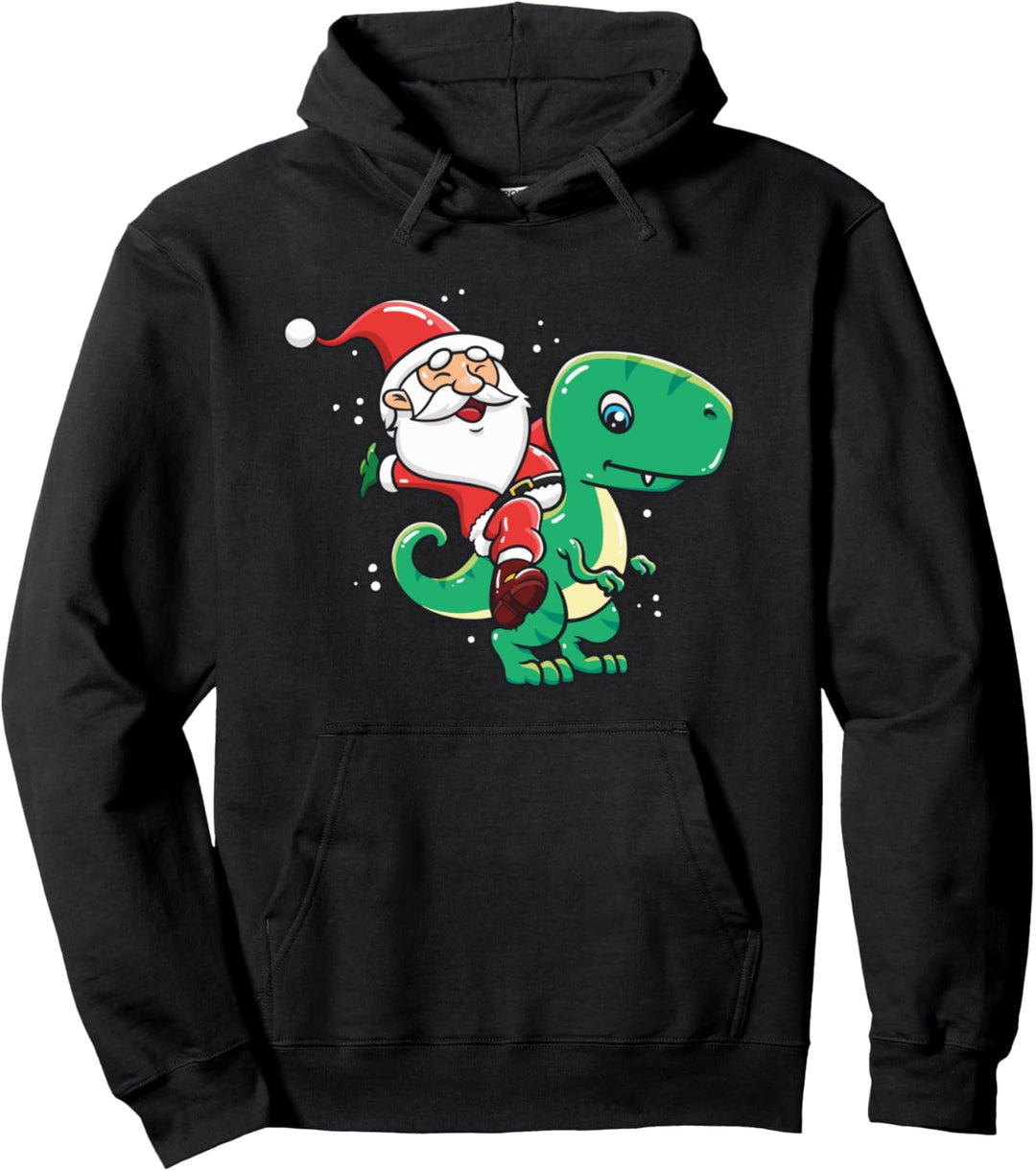 Lustiger Dinosaurier Weihnachten T-Rex Tyrannosaurus Pullover Hoodie