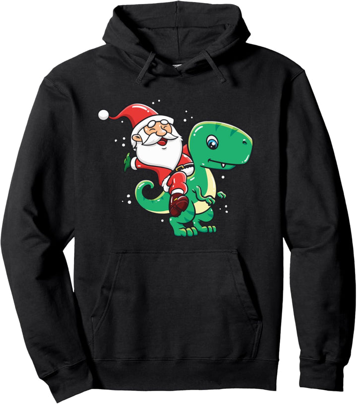 Lustiger Dinosaurier Weihnachten T-Rex Tyrannosaurus Pullover Hoodie