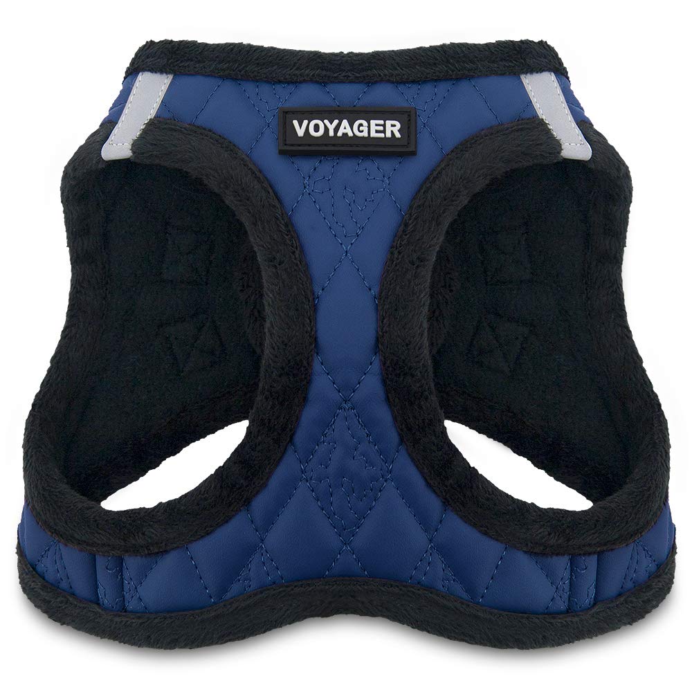 Voyager Step-In Plüsch Hundegeschirr - Weicher Plüsch Step In Vest Geschirr für kleine und mittelgro