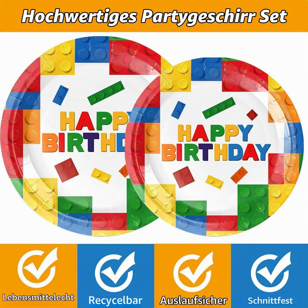51 Stück Regenbogen Geburtstag Party Geschirr,Regenbogen Partygeschirr Set,Regenbogen Pappteller,Par