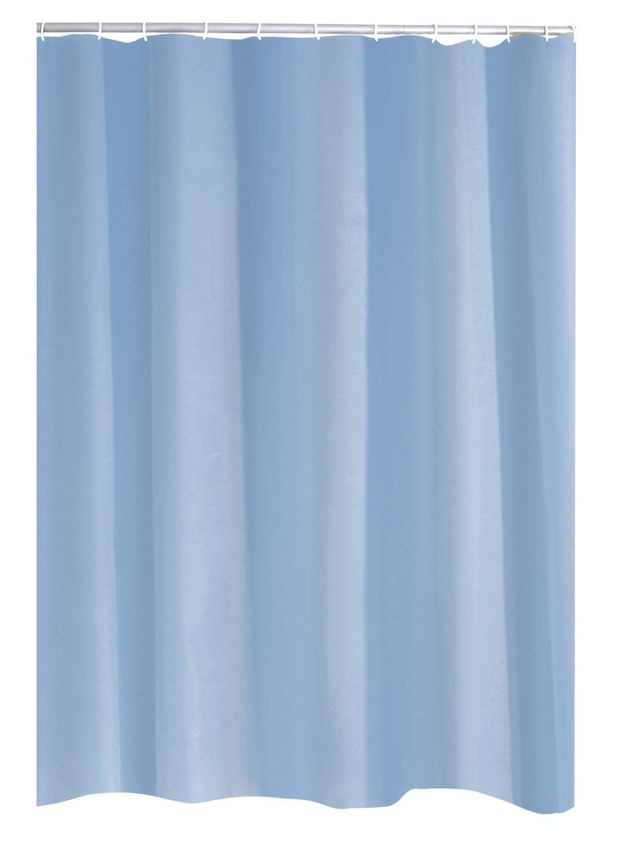 RIDDER Duschvorhang Textil Madison inkl. Ringe hellblau 120x200 cm 120 x 200 cm Hellblau, 120 x 200