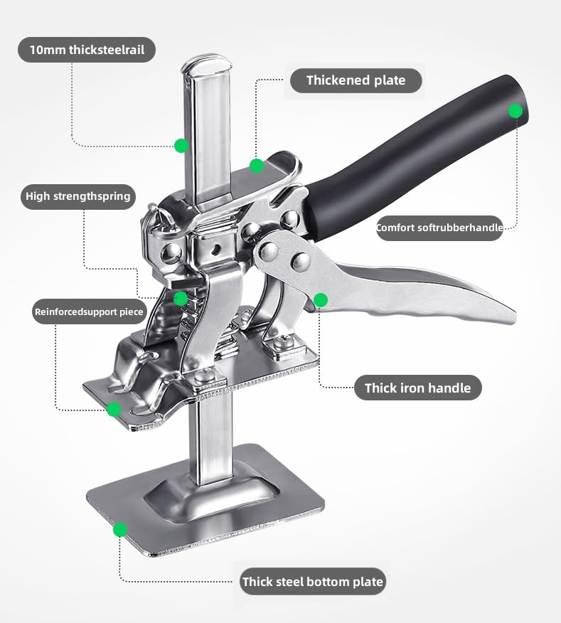 Handwerkzeug, 2 Stück, arbeitssparender Arm, Höhenregler, Handhebewerkzeug, Tür- und Holzplatten-Heb