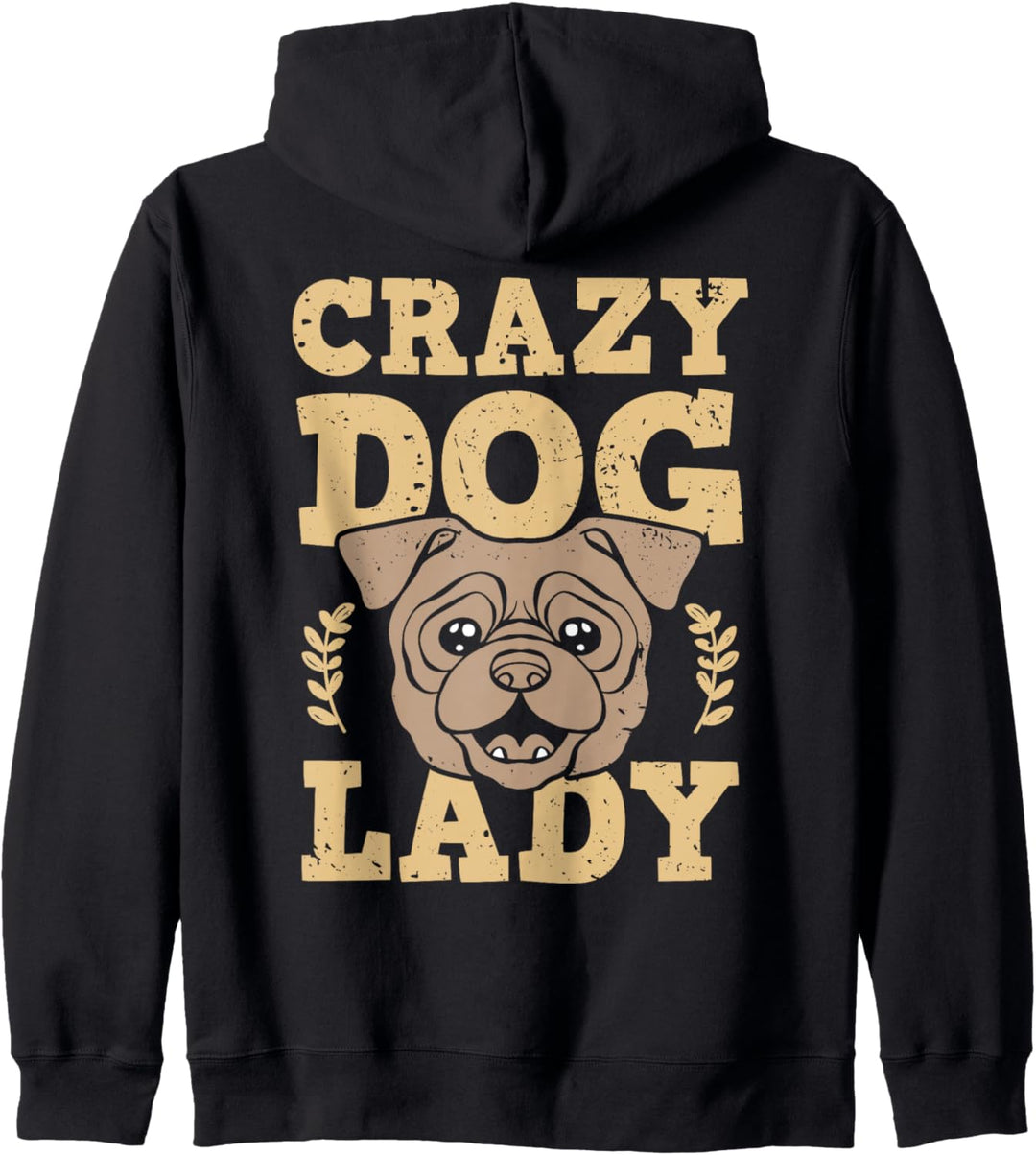 Verrückte Hunde Lady - Crazy Dog Lady Frauchen Hund Fun Kapuzenjacke