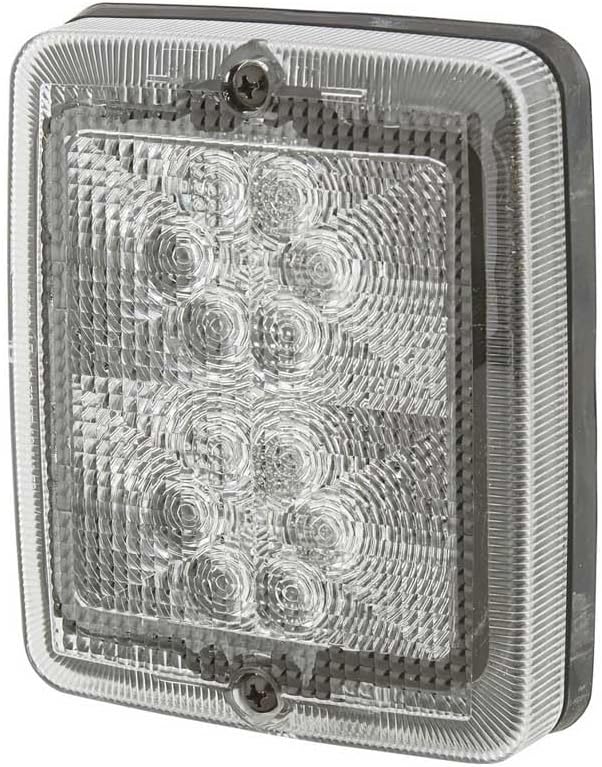 HELLA - Blinkleuchte - LED - 24V - Einbau/geschraubt - Lichtscheibenfarbe: glasklar - Kabel: 100mm -