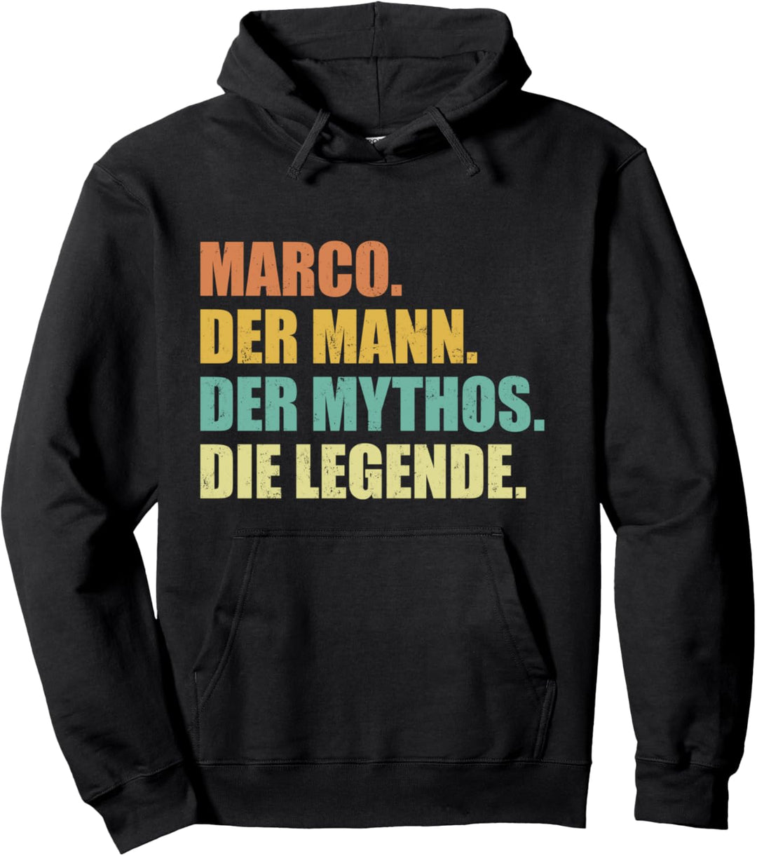 Marco Spruch Pullover Hoodie