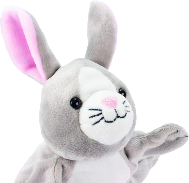 Beleduc 40124 - Handpuppe Hase, Bewährt im Kindergarten, Mehrfarbig, Hase