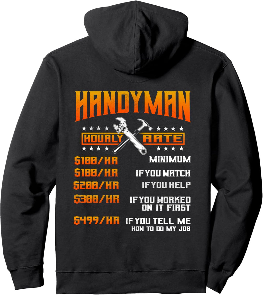 Handwerker Geschenke Design auf der Rückseite der Kleidung Pullover Hoodie