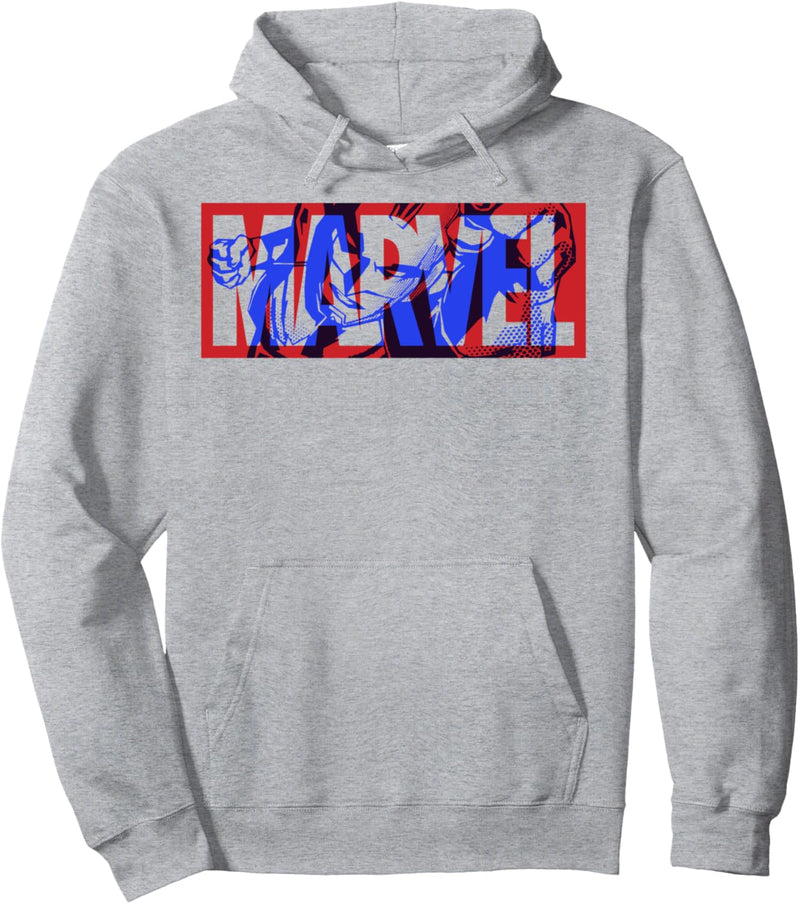 Marvel Captain Marvel Large Classic Movie Logo Pullover Hoodie