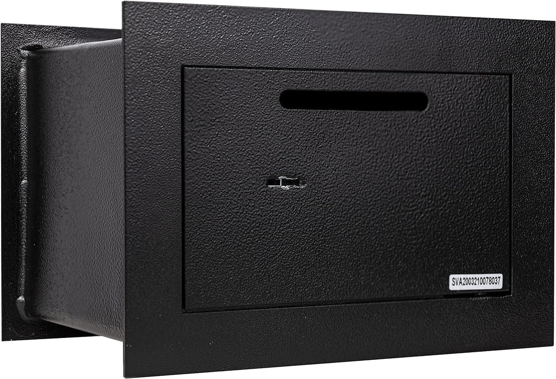 Genie Hand – Mechanische Wandtresorbox Klein mit Einwurfschlitz – Doppelbartschloss Mini, Mini